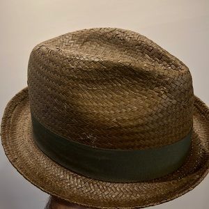 Brixton Castor Straw Fedora Men’s hat Brown XL